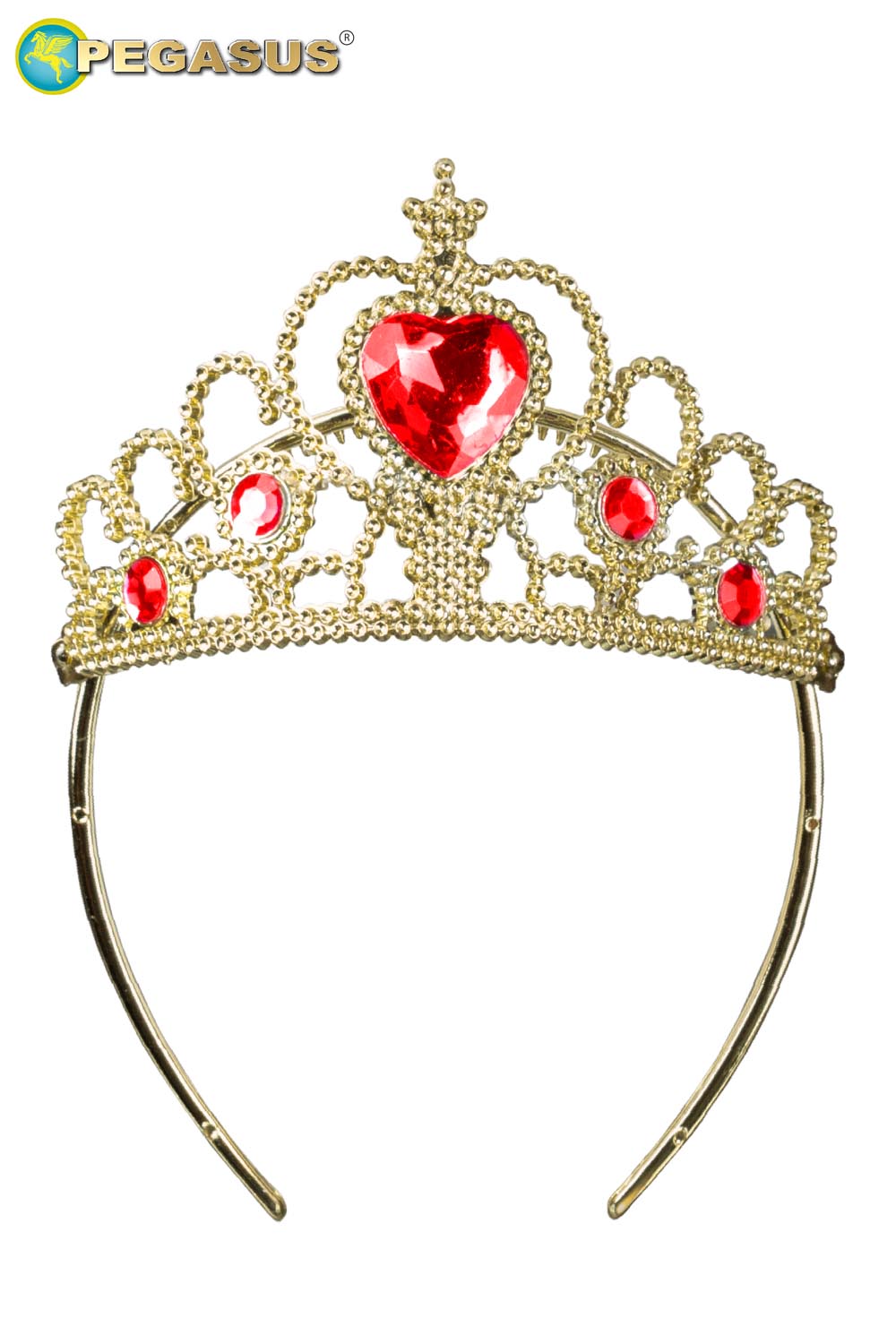 CORONA PRINCIPESSA ORO/ROSSA